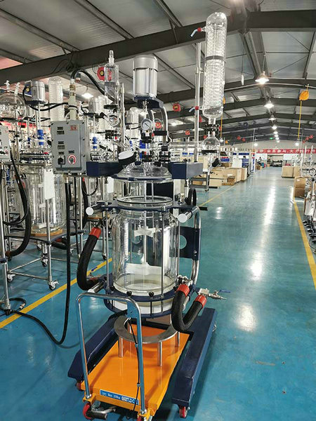 雙層過(guò)濾玻璃反應(yīng)釜